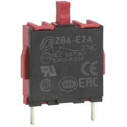 Schneider Electric ZB6E2A Hilfsschalterblock, ZB6 Ø 16, 1Ö Silberlegierung  - 10 Stück