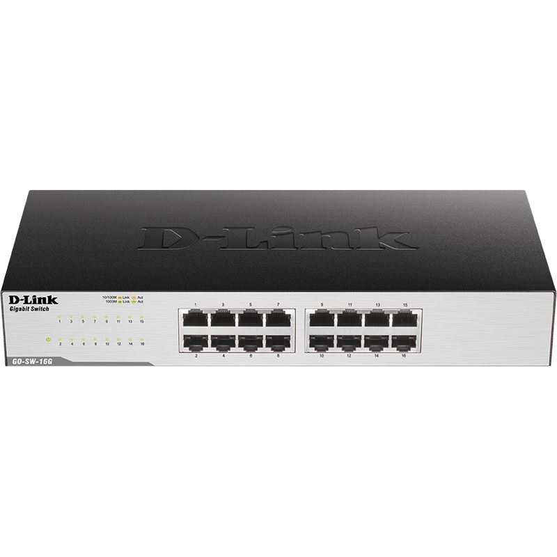 D-Link GO-SW-16G 16x 10/100/1000 Mbit Desktop Switch