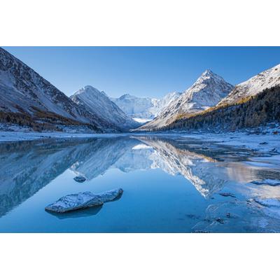 Fototapete PAPERMOON "Photo-Art STANISLAV ARISTOV, AKKEM SEE", bunt, B:3,5m L:2,6m, Vlies, Tapeten