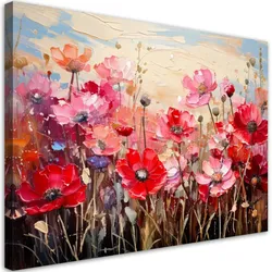 LEINWANDBILD Blumen 90x60cm