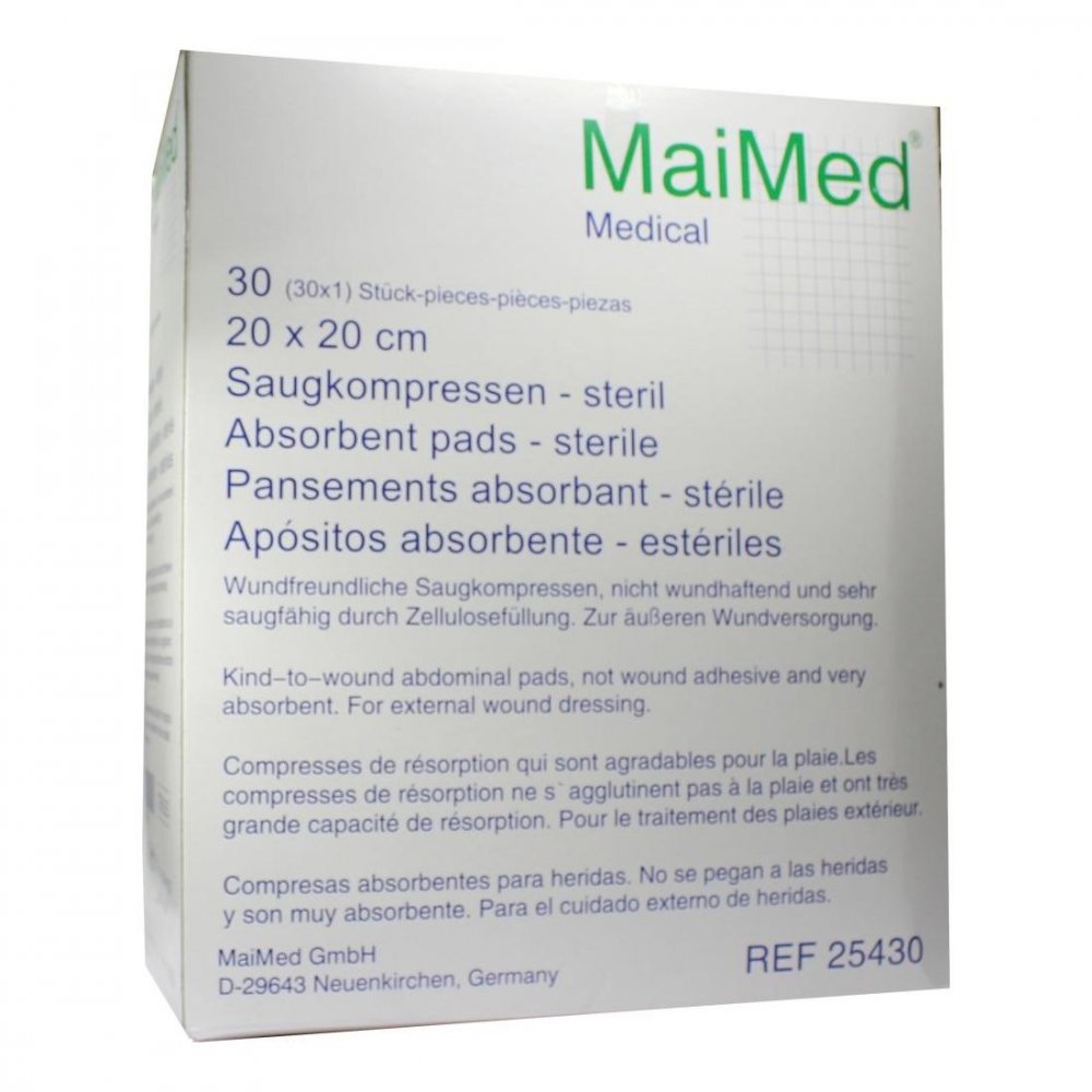 MaiMed GmbH Saugkompressen steril 20x20cm 02072914