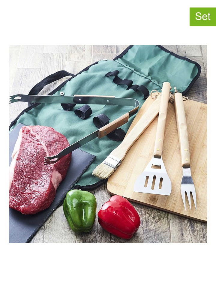 COOK CONCEPT 5tlg. Grill-Set in Natur - onesize