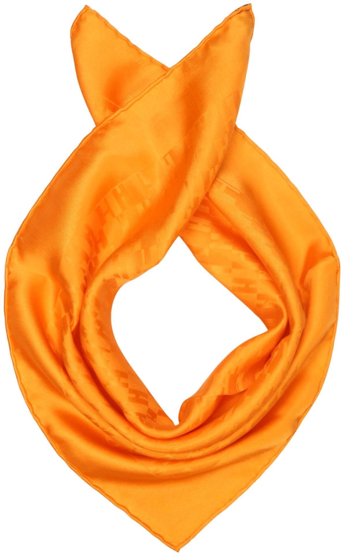 Hermès Damen Schal oder Tuch, Orange, Seide - Second Hand