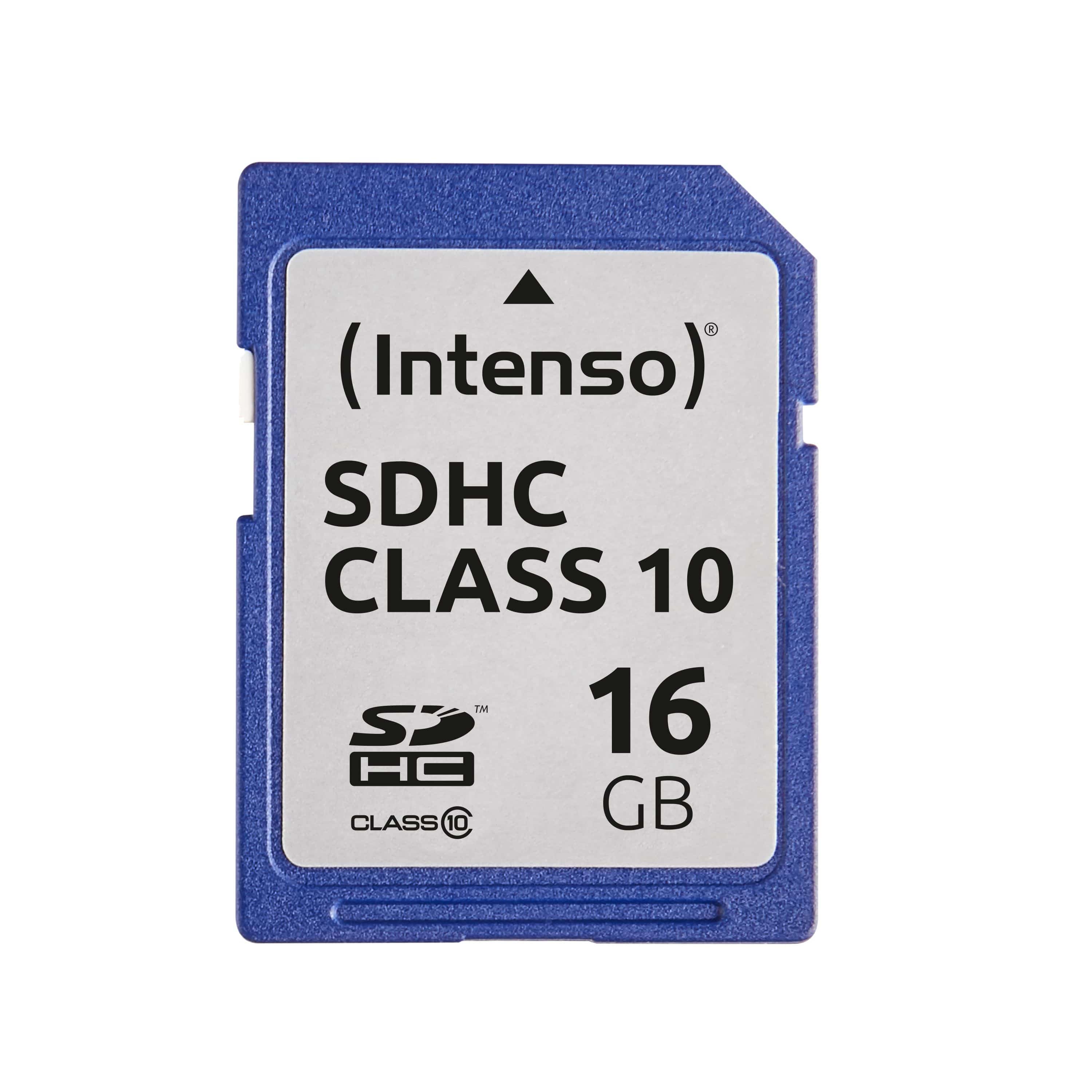 Intenso SDHC Speicherkarte 16 GB Klasse 10 3411470