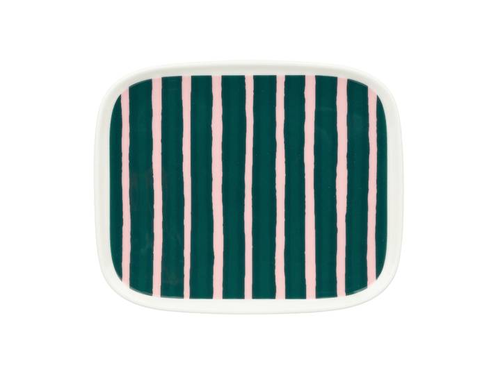 Marimekko Assiette Oiva Piccolo 12x15 cm Green-pink