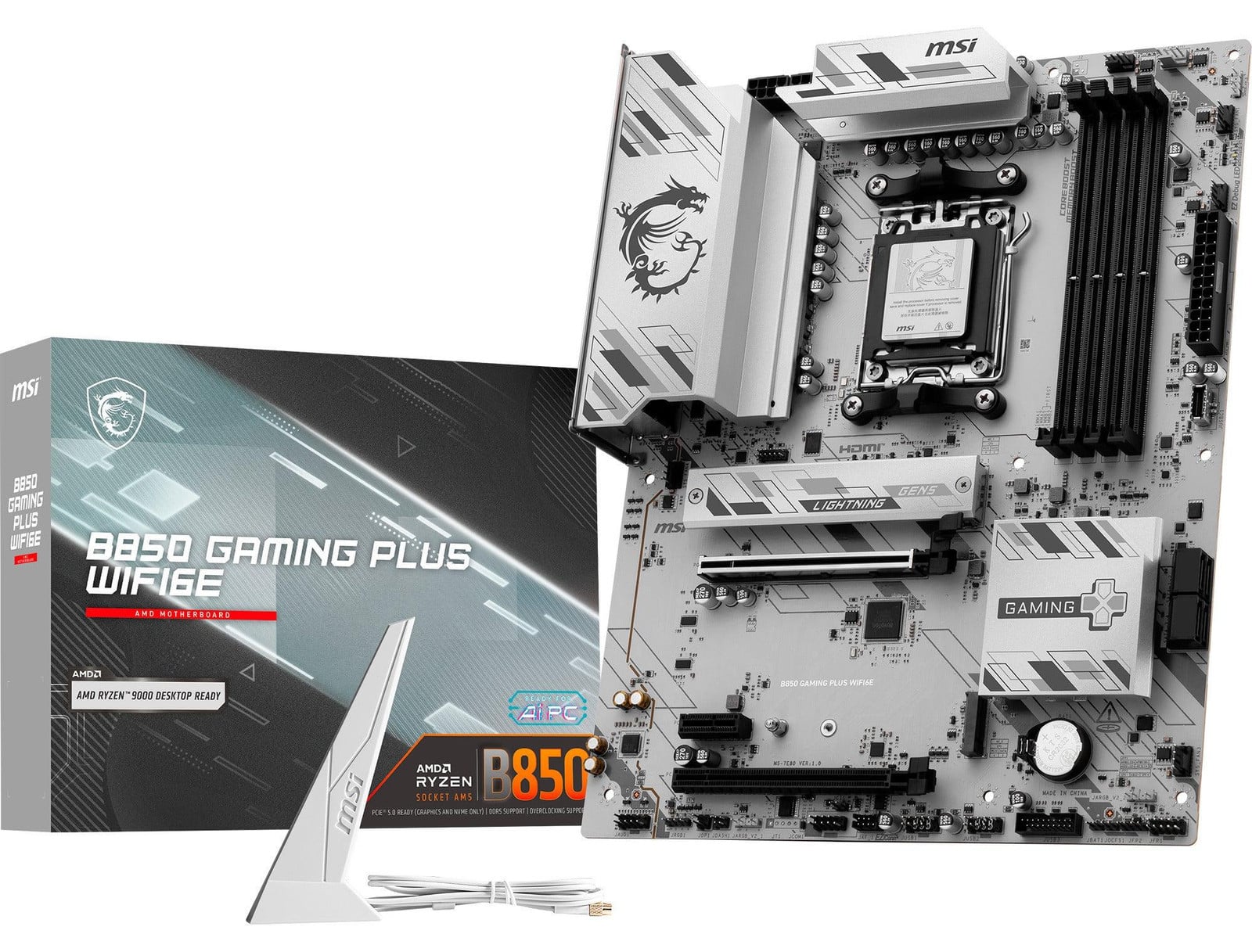 MSI B850 GAMING PLUS WIFI6E Motherboard