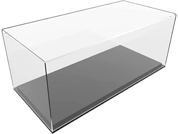 nattmann Vitrine für Automodelle, Zugmodelle, Lokomotivmodelle aus Acrylglas Schaukasten Haube (670x250x330 mm (L/H/T))