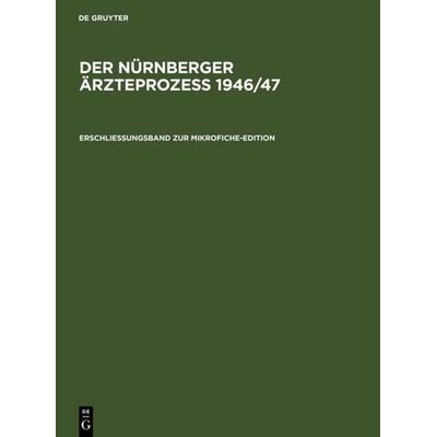 Erschließungsband zur Mikrofiche-Edition, Gebundene Ausgabe von , De Gruyter Saur, 978-3-598-32028-6