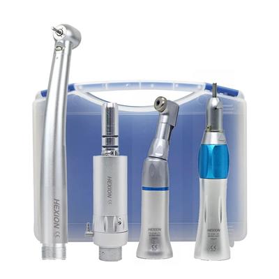 High & Low Speed Dental Handpiece Student Academic Kit 4pcs Led Kit 2holes
