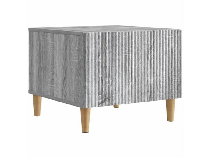 IBUQDDV Couchtisch Graues Sonoma 49 x 50 x 40 cm Holzwerkstoff Zeitloses Design, großes Fach, Regal, Holzwerkstoff, leicht zu reinigen, kompakte Wohnräume, Büro, Empfangsbereich