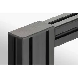 item Abdeckkappe 80x40 schwarz 0.0.026.02