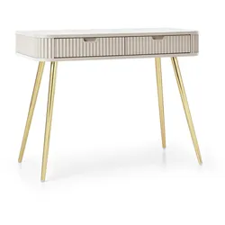KONSOLENTISCH ZENZERO 103/80/49 cm mit Schubladen, Kaschmir