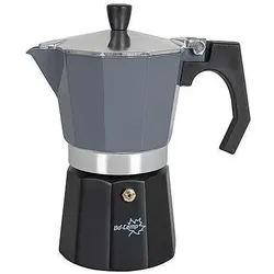 Bo-Camp 2200520, Espressokocher, Schwarz, Grau