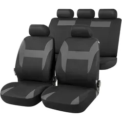 Walser, Autositzbezüge, Sitzbezüge Nampa Universal Set Auto Sitzbezug für Vorne + Hinten Pkw Schonbezug