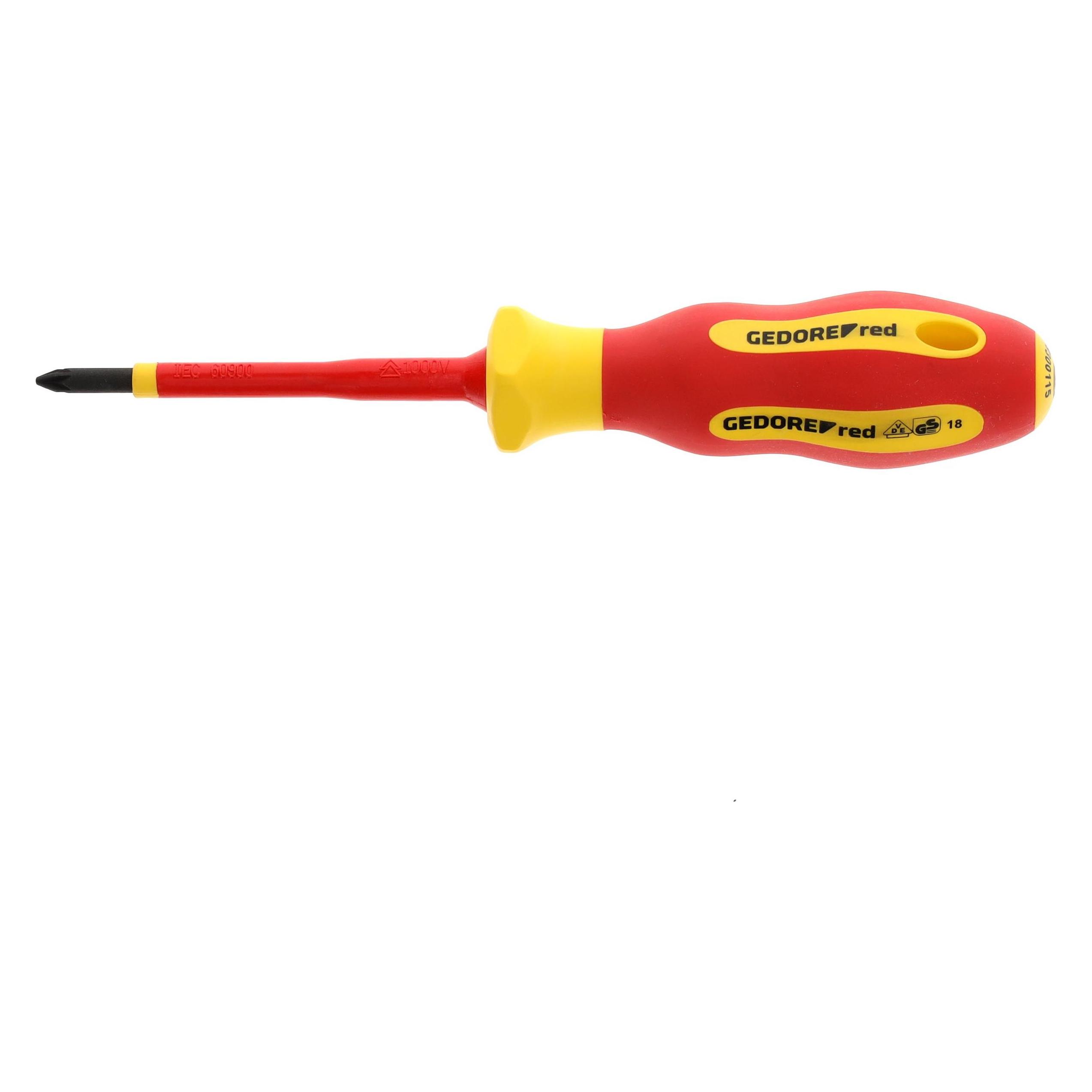 Gedore Red red R39300115 VDE-Schraubendreher PZ1 80 mm (Kreuzschlitz) (3301406)
