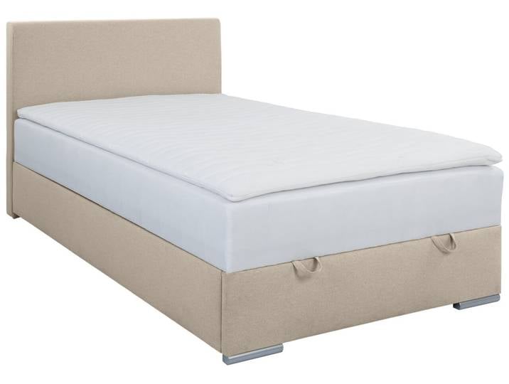 Z2 Boxspringbett TOM, beige, Stoff