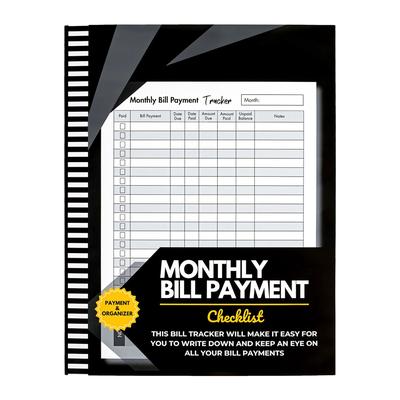 Bill Tracker & Budget Planner Monthly Expense Organizer For Financial Management & Payment Tracking Bill Tracker & Budget Planner Monthly Expense Organizer For Financial Management & Payment Tracking