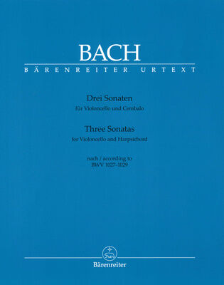 Bärenreiter Bach Drei Sonaten BWV1027-1029
