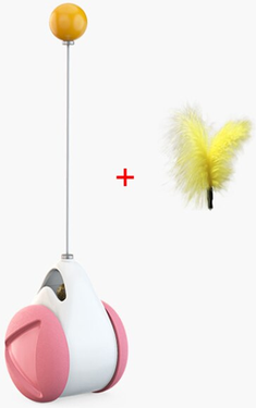 PetsAreLife Auto Balancing Cat Interactive Toy Pink