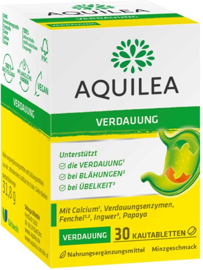 Aquilea Verdauung Kautabletten 30stk