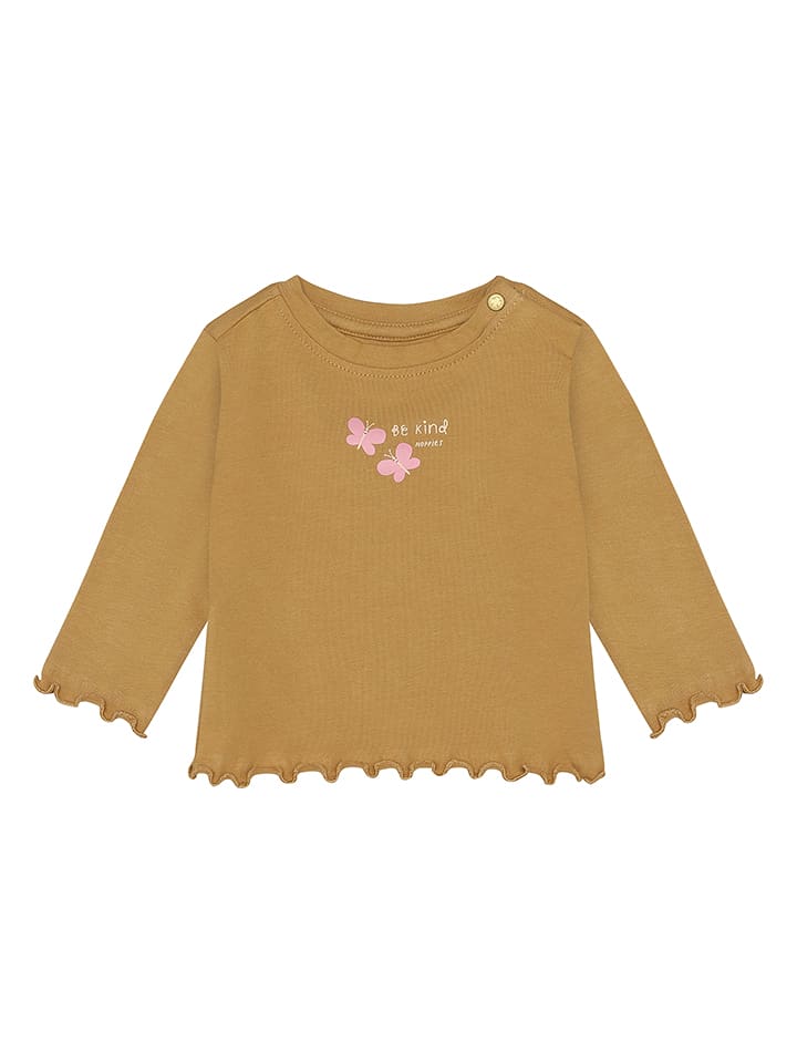 Noppies Longsleeve in Hellbraun - 62