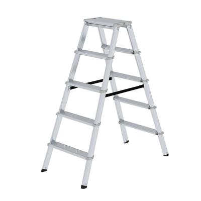 PROREGAL ML Stufen-Stehleiter beidseitig begehbar 2x5 Stufen