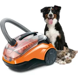 Thomas Cycloon Hybrid Family & Pets, Staubsauger, Orange, Schwarz
