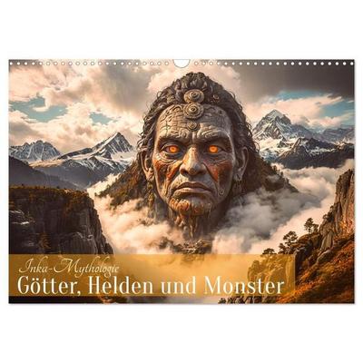 Inka-Mythologie - Götter, Helden und Monster (Wandkalender 2027 DIN A3 quer), CALVENDO Monatskalender