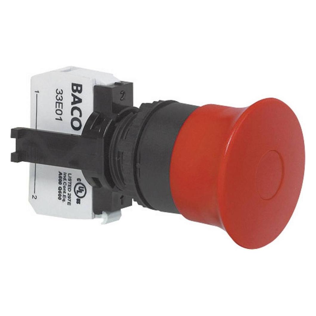 Baco Not Aus Schalter Taster mit Adapter (BAL22DD01A)
