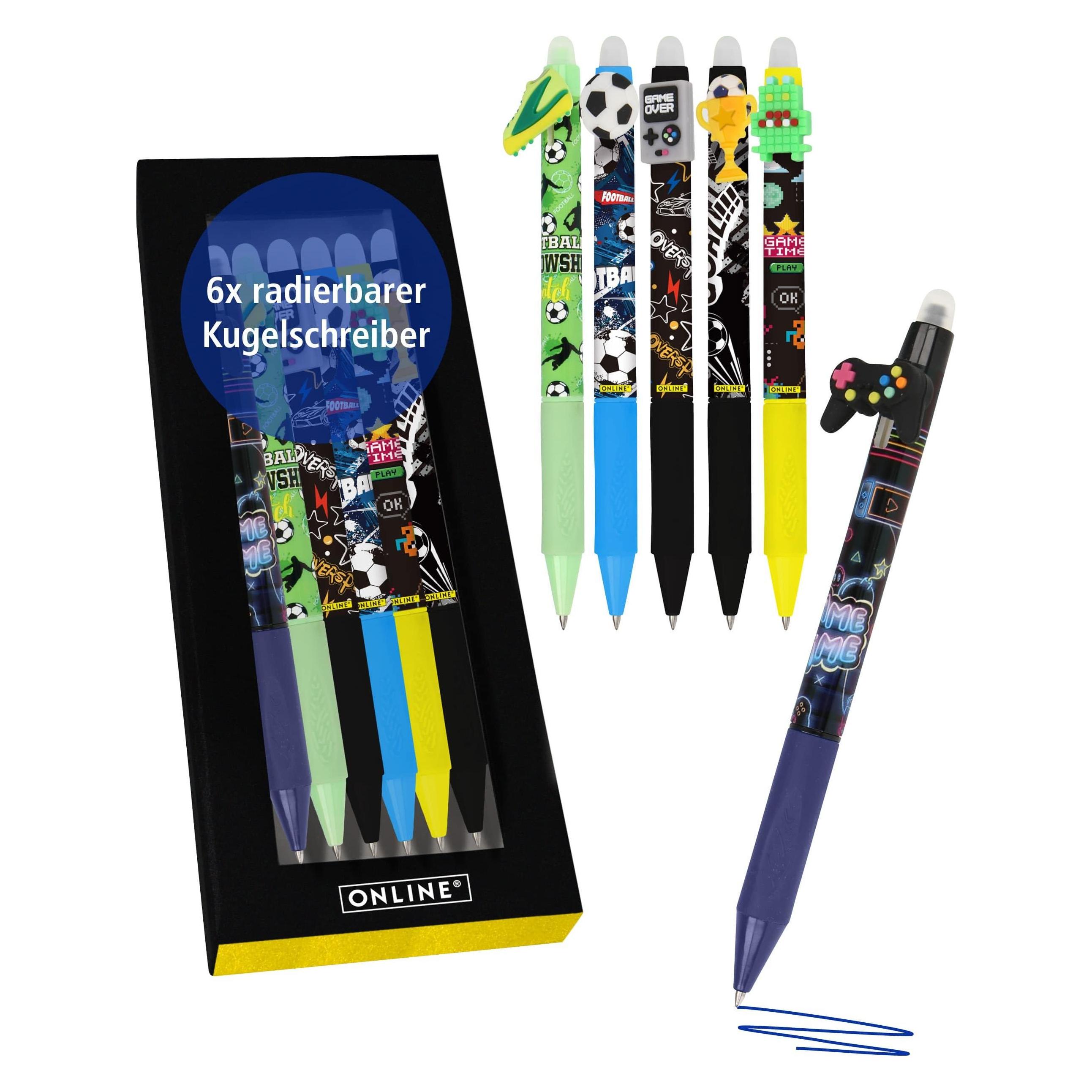 Online 6er Pack Gelpen magiXX Boys gemischt (6x) (70126)