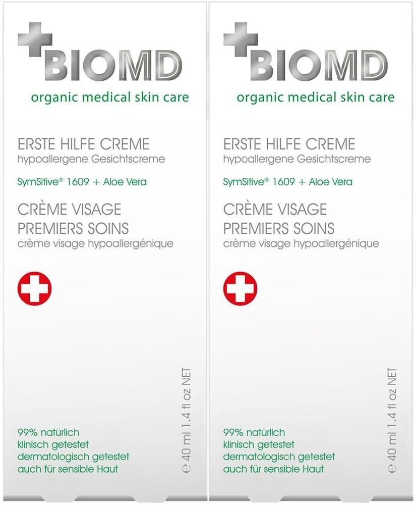 BIOMED BioMD Erste Hilfe hypoallergene Creme 2x 2x40 ml