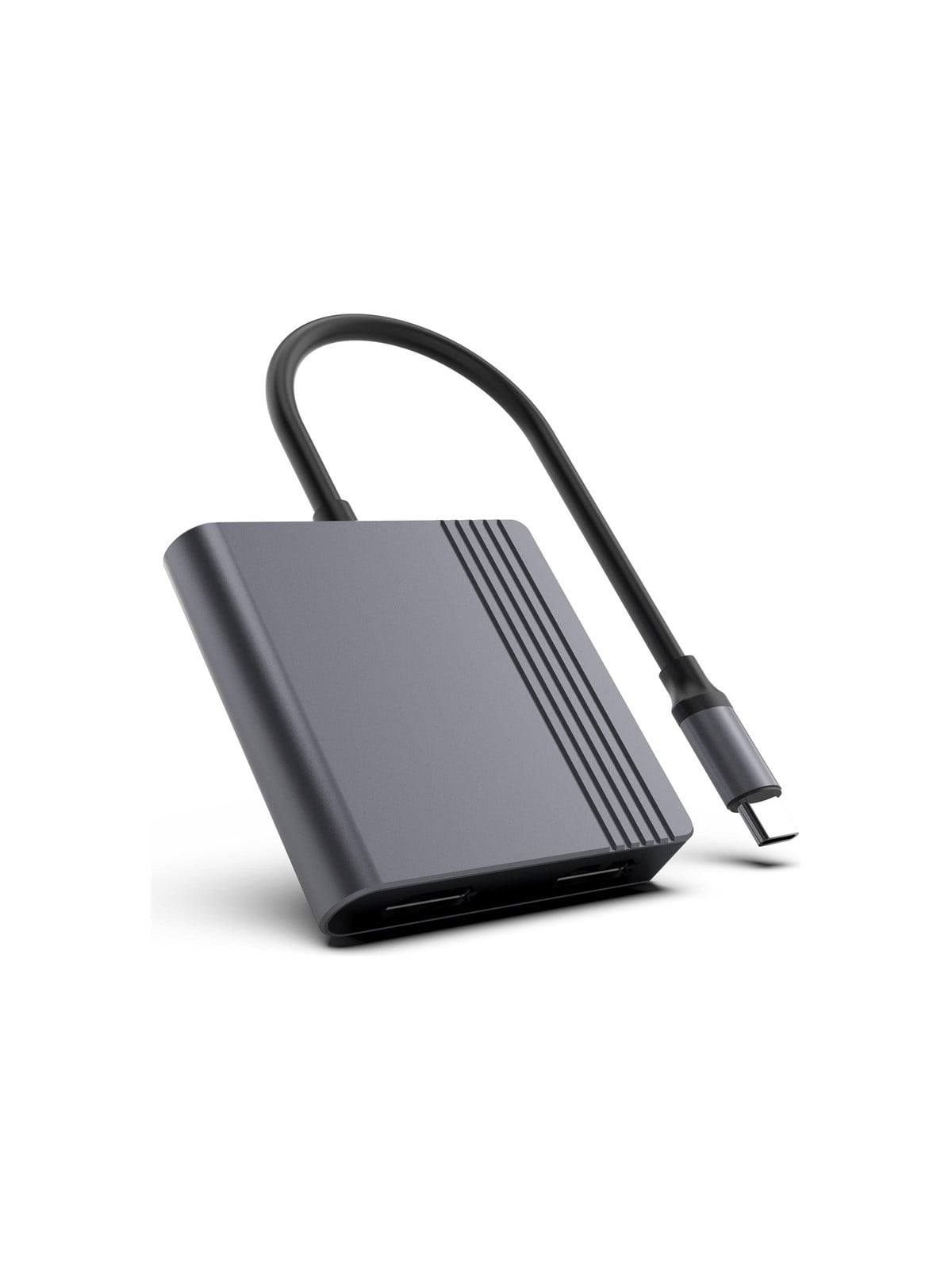 Gembird 2-Port USB-C USB-Hubs - 2 - Grau