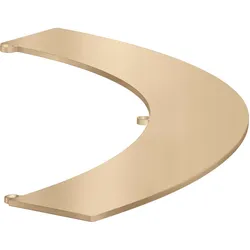 hansgrohe AXOR Suite Ablage, Metall, 505x636mm, 42006140, Farbe: Brushed Bronze