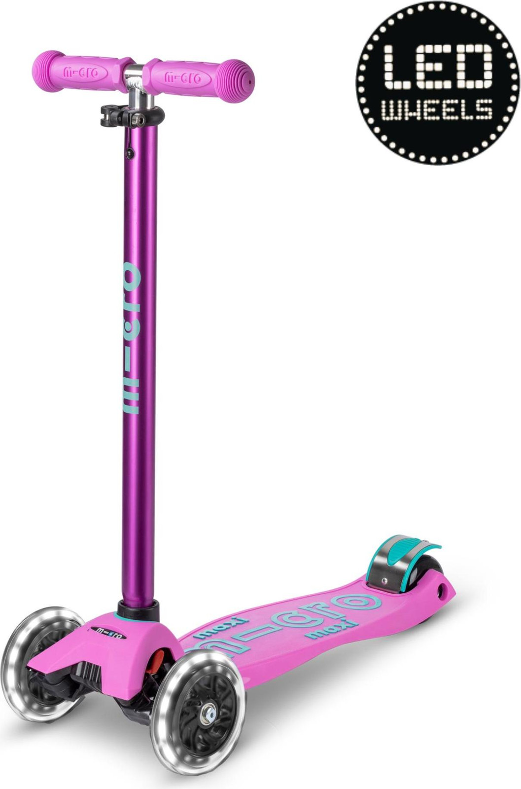 Micro Maxi Micro Scooter Deluxe LED Limited Edition kinderstep - paars