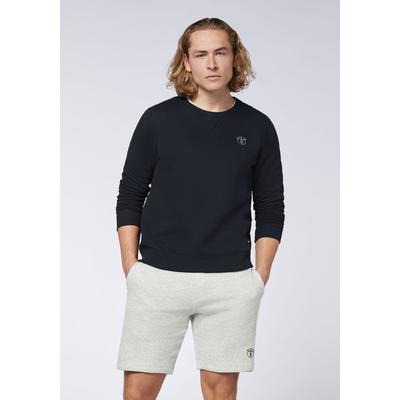 Sweatshirt CHIEMSEE, Herren, Gr. XXL (60/62), schwarz (schwarz beauty), 60% Baumwolle, 40% Polyester, Rundhals, Sweatshirts Sweatshirt