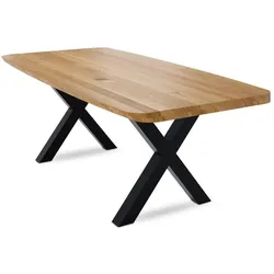 MASSIVHOLZTISCH Danette 3 180x79x90 Esszimmertisch Wildeiche geölt