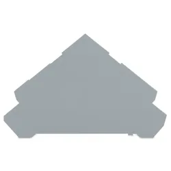 Wago 280-320 Abschluss- und Zwischenplatte,1 mm dick,für Vierstockklemmen,grau 280320  - 25 Stück