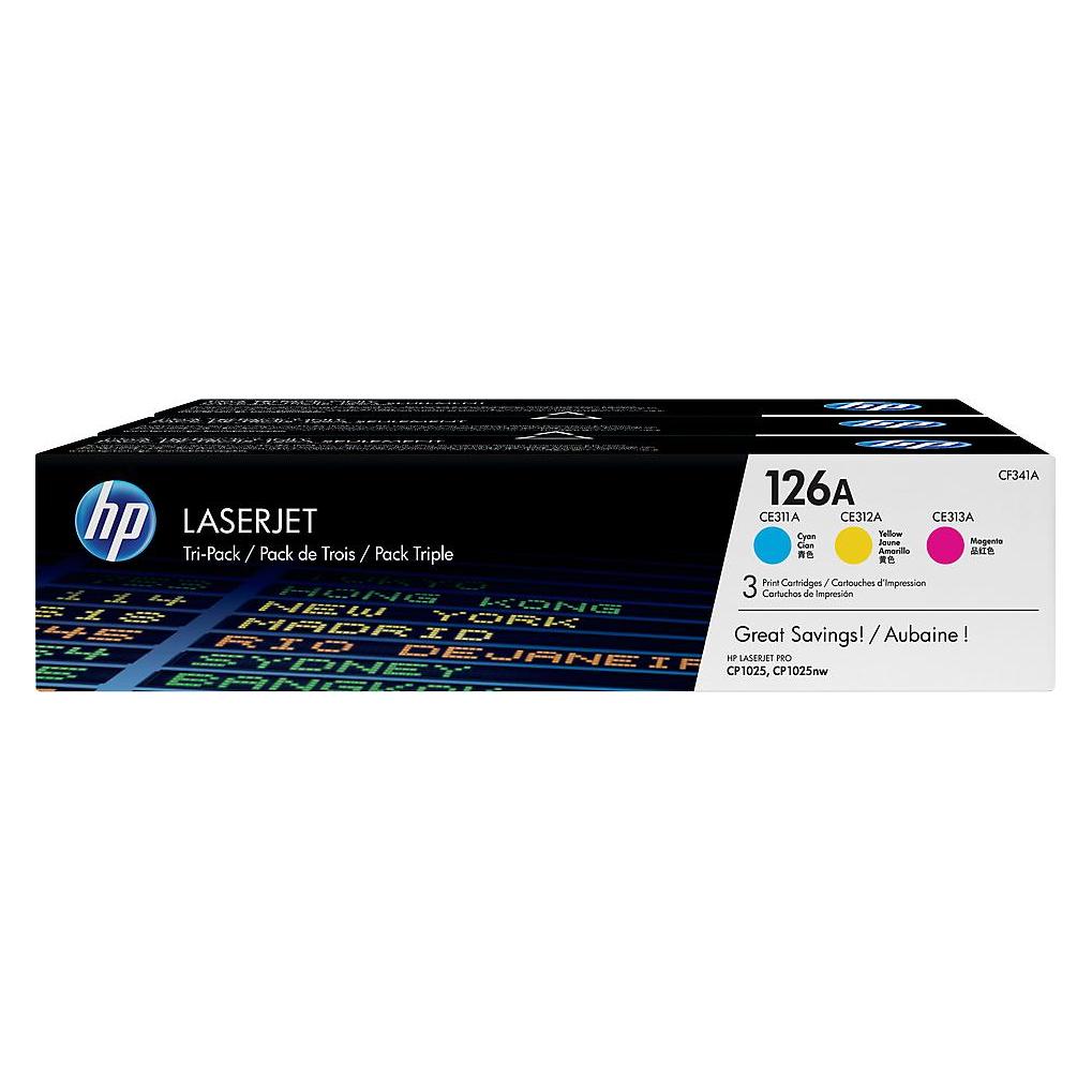 HP 126a (C, M, Y) (CF341A)