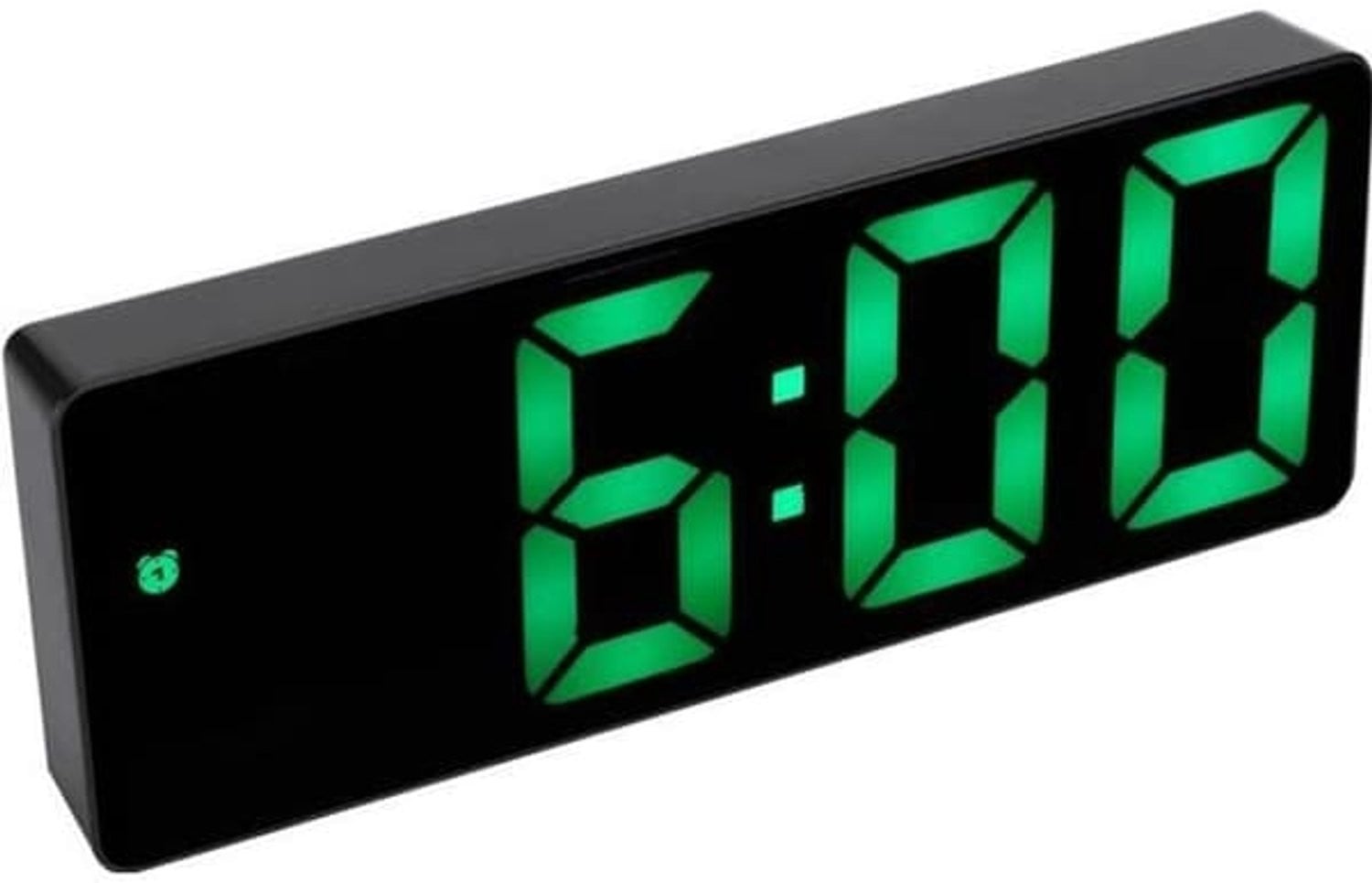 Multifunctionele LED digitale spiegelwekker met stille elektronische functie en batterijen