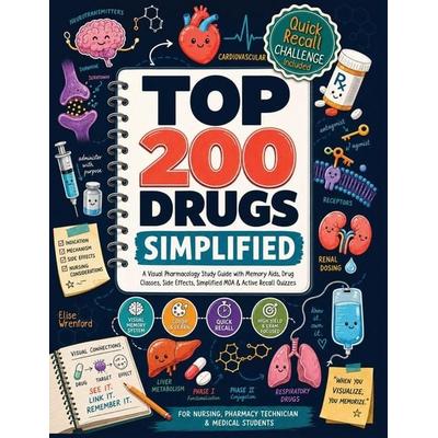 Top 200 Drugs Simplified, Taschenbuch von Elise Wrenford, Lucid Page Media, 978-3-692-96797-4