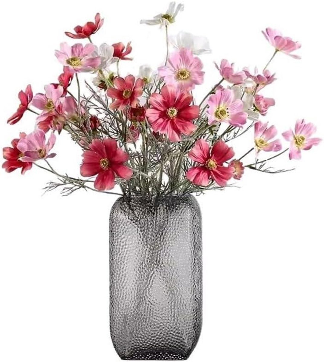 Multicolor Kunstbloemen Boeket van Zijde voor Decoratie - 43 x 45 cm
