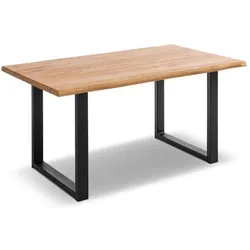 Portobello Esstisch Denver 180 x 100 Holz Braun Eiche cm