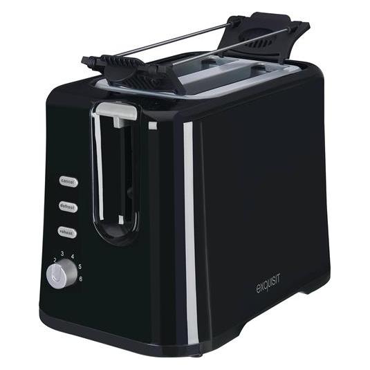 HP Autozubehör 2-Schlitz Toaster TA 3102 swi 870 W schwarz-Inox,2 Toastscheiben 985 g Funktionstasten beleuchtet (5010161)