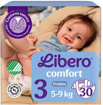 Libero Fralda Comfort T3 5-9 Kg 30 un