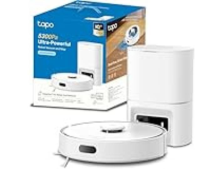 Tapo Aspirateur Robot Laveur 5300 Pa, Station 4-en-1, RV30 Max Plus