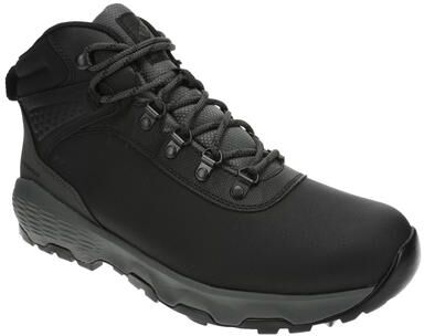 Columbia Newton Wander LTR (Men's) Outdoor in Black/Grill, Size 9.5 W, Leather/Rubber