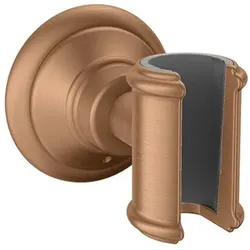 hansgrohe Brausehalter 16325140 feste Halteposition, Metall, brushed bronze