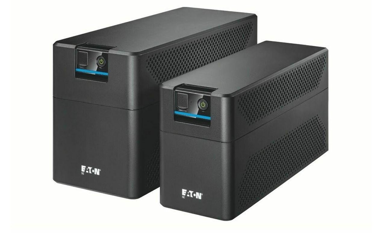 Eaton 5E Gen2 550 line-interactieve UPS met 0,55 kVA, 300 W vermogen en 4 AC-uitgangen