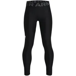 UNDER ARMOUR HeatGear Armour Tights Jungen 001 - black/white L (149-160 cm)