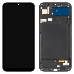 MP Display Unit für Galaxy A30s A307, OLED Version, Aftermarket, Schwarz (Display), Mobilgerät Ersatzteile, Schwarz